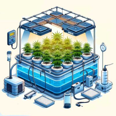 Hydrokulturanbau von Marihuana
