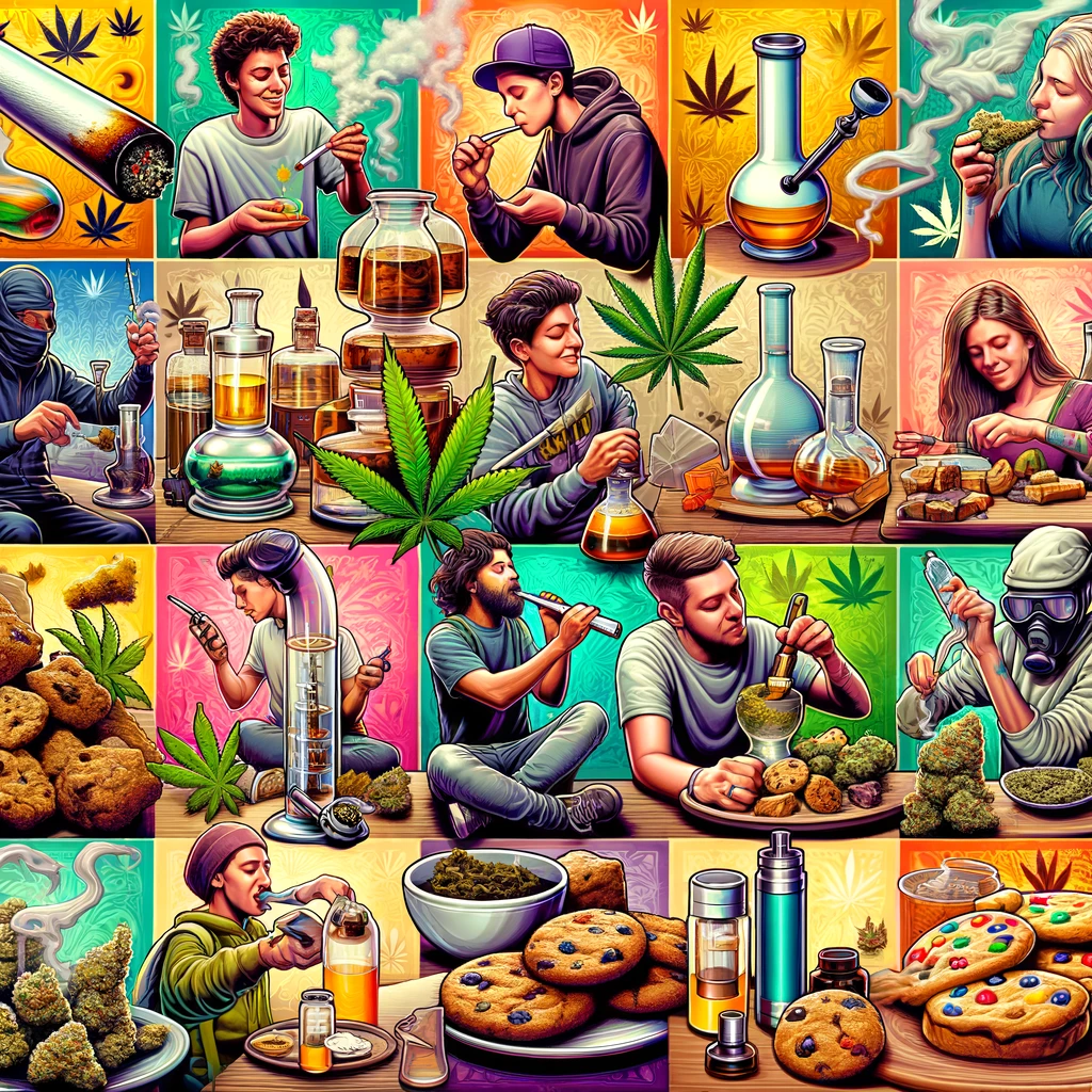 Möglichkeiten, Marihuana zu konsumieren