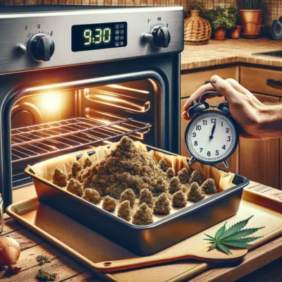 Decarboxylierung von Marihuana im Ofen