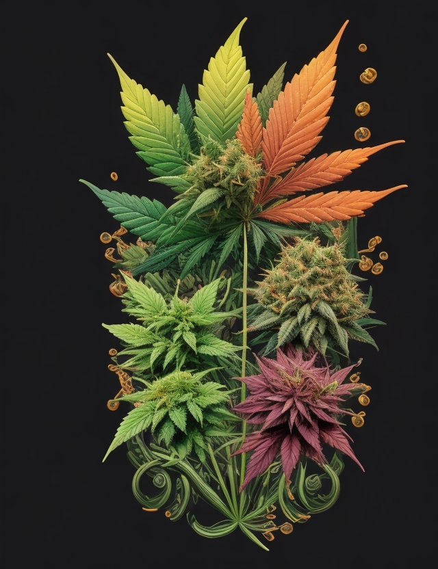 Marihuana-Cannabis-Mutationen
