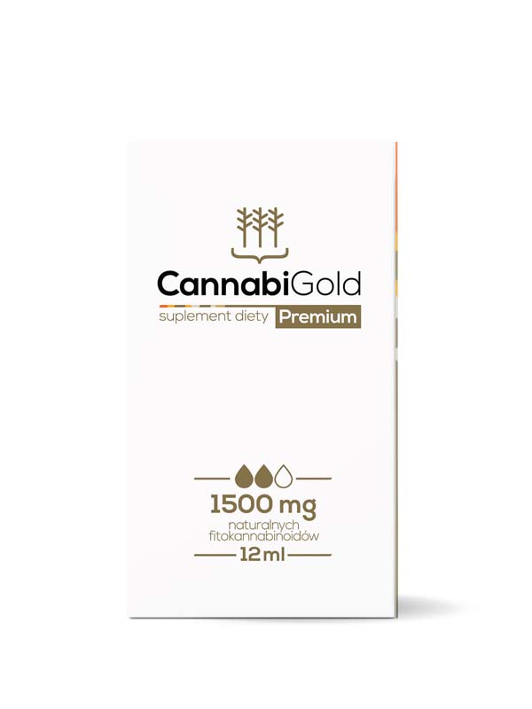 CannabiGold Premium 1500 mg olejek cbd konopny premium firma hempoland co2