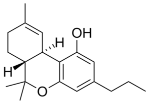 Tetrahydrocannabivarin-Formel